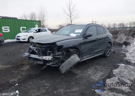 2023 Alfa Romeo Stelvio Ti Awd из США, поврежденный, VIN ZASPAKBN3P7D58394